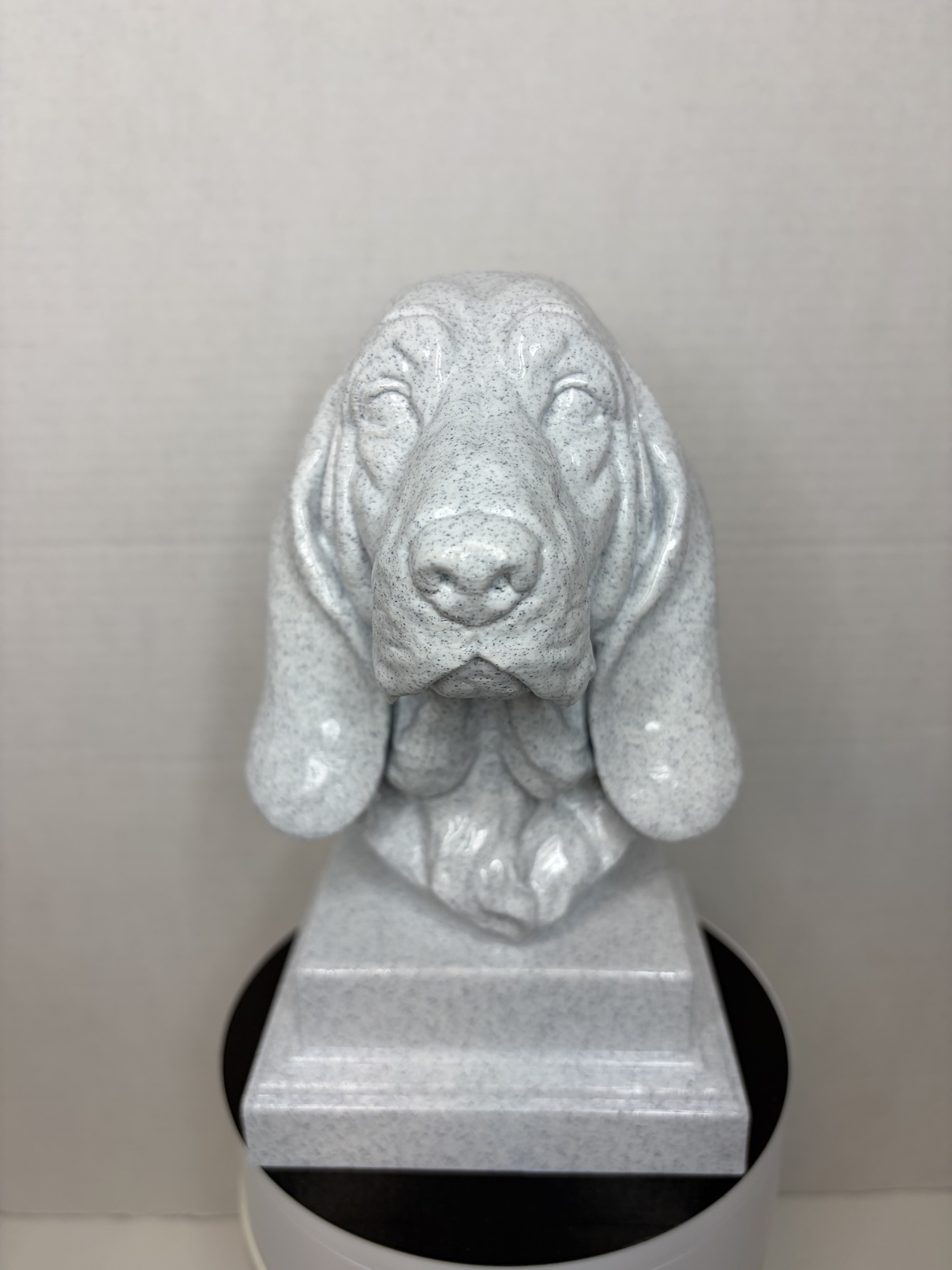 Custom 3D-printed memorial statue example